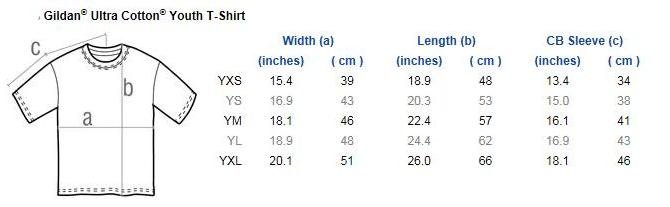 Yxs Size Chart